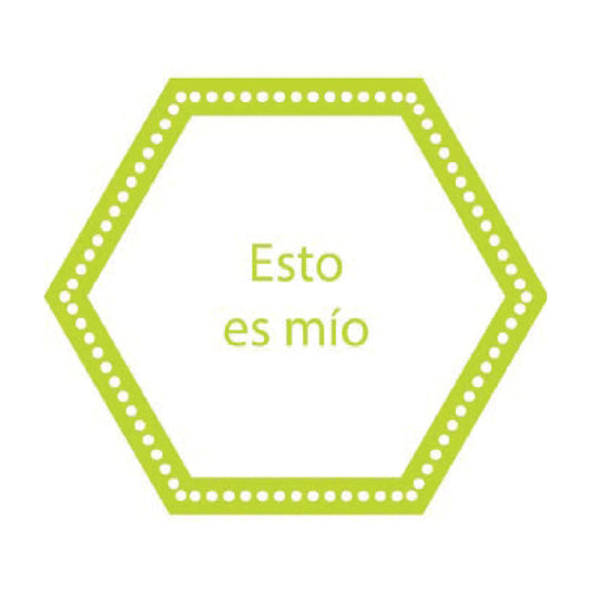 DropTag Hexagonal Verde