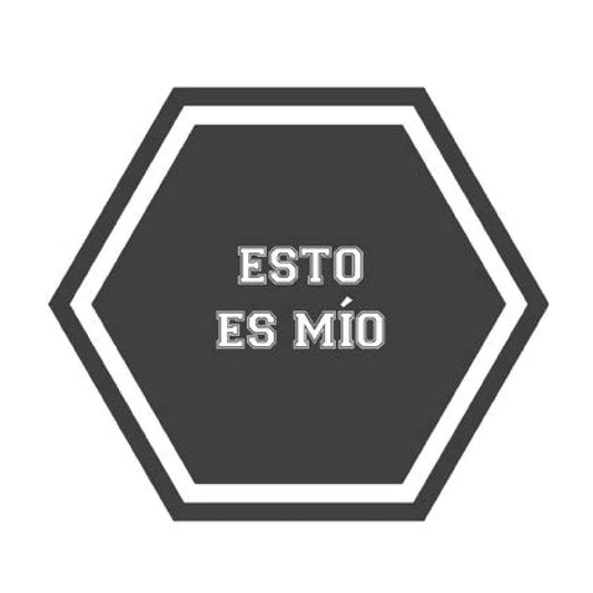 DropTag Hexagonal Negro