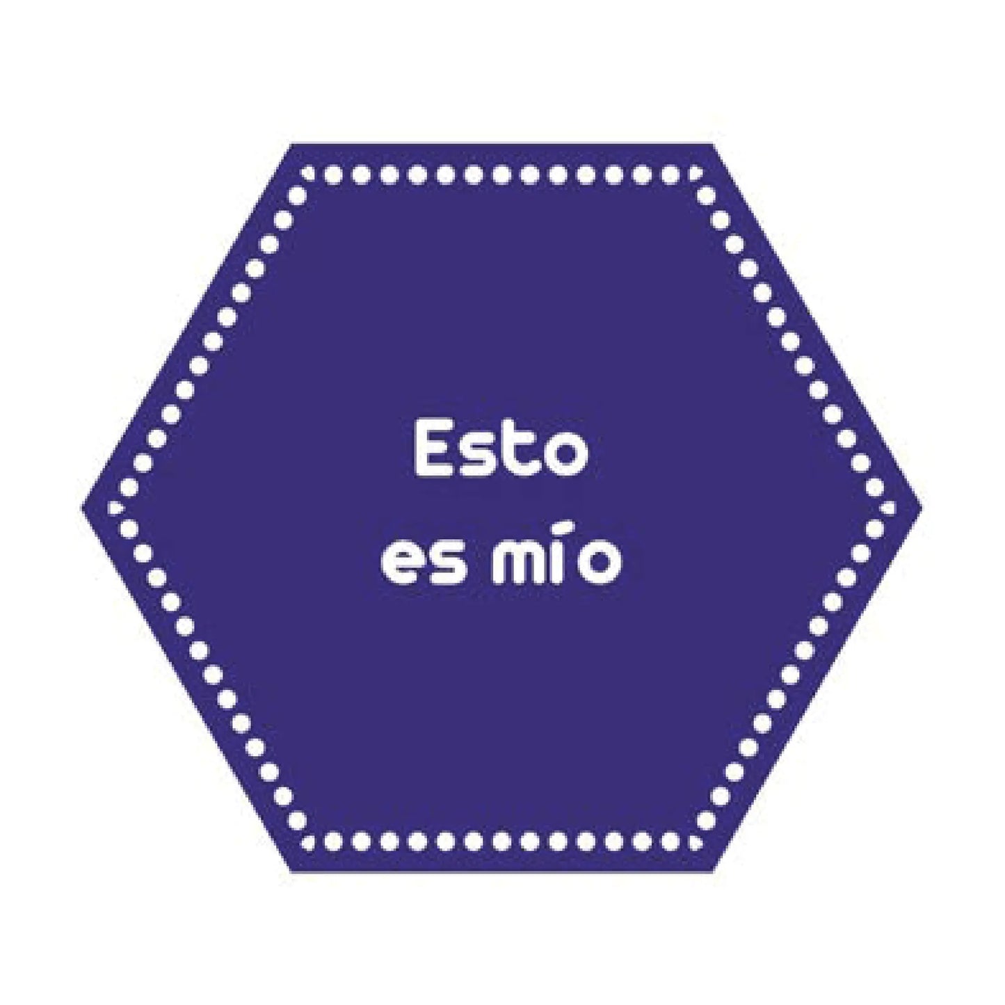 DropTag Hexagonal Morado