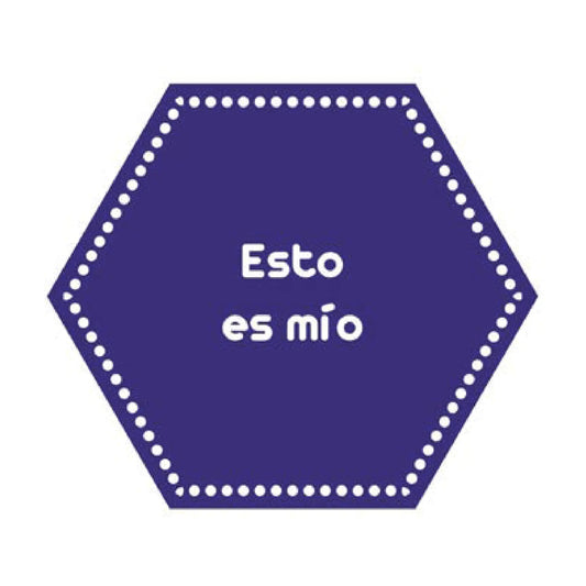 DropTag Hexagonal Morado