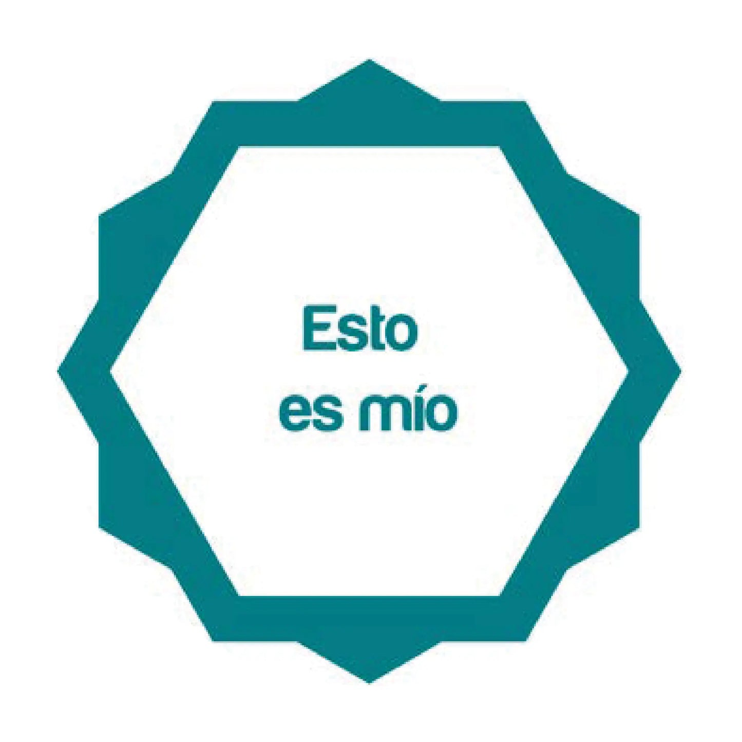 DropTag Octagonal Turquesa