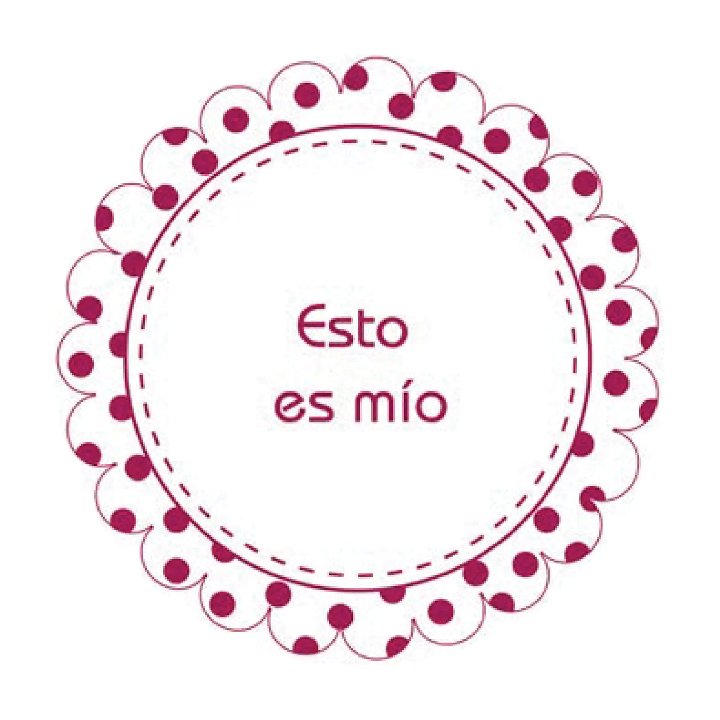 DropTag Decorativo Fuccia