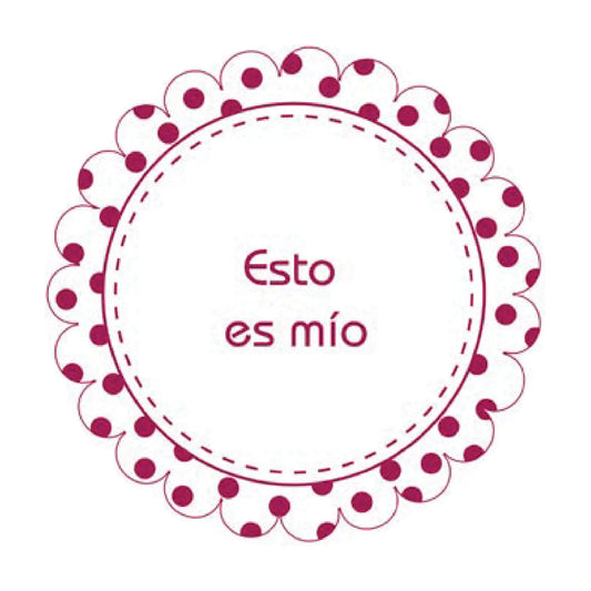 Círculo Decorativo Fucsia