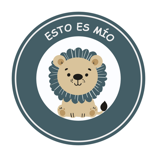 DropTag Infantil León Azul